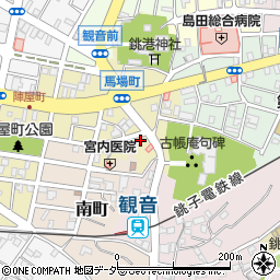 千葉県銚子市馬場町7-10周辺の地図