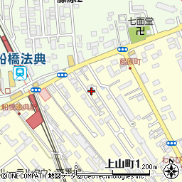 上山町１丁目アパート周辺の地図