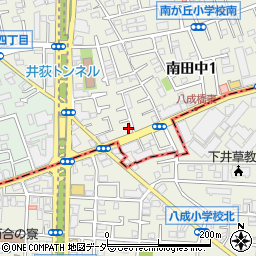 有限会社山内建設周辺の地図