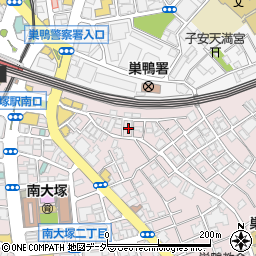 東京都豊島区南大塚1丁目56周辺の地図