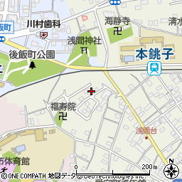 千葉県銚子市愛宕町1280-4周辺の地図