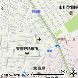 市川市東菅野市営住宅周辺の地図