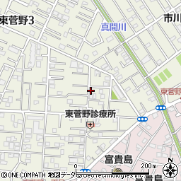 東菅野ドリーム周辺の地図