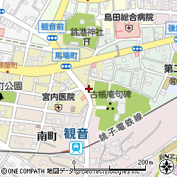 千葉県銚子市馬場町290周辺の地図