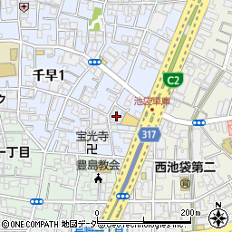 椎名町パーク・ホームズ周辺の地図