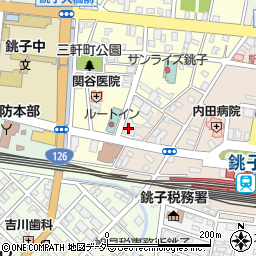 ＪＡちばみどり銚子周辺の地図