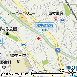 東京都福生市熊川1023-1周辺の地図