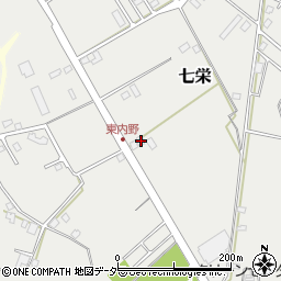 千葉県富里市七栄261周辺の地図