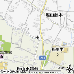 山梨県甲州市塩山藤木2007周辺の地図