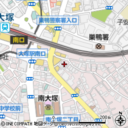 東京都豊島区南大塚1丁目53周辺の地図