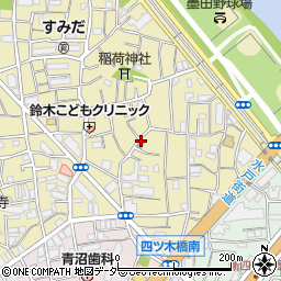 墨田四郵便局 ＡＴＭ周辺の地図