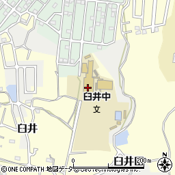佐倉市立臼井中学校周辺の地図