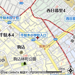 東京福祉会渉外部周辺の地図