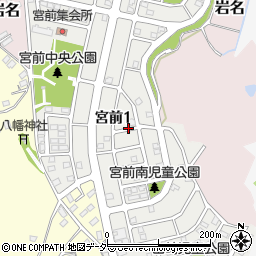 千葉県佐倉市宮前周辺の地図