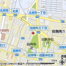セブンイレブン西東京田無３丁目店周辺の地図