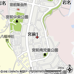 千葉県佐倉市宮前周辺の地図