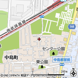 東京都小平市中島町15-19周辺の地図