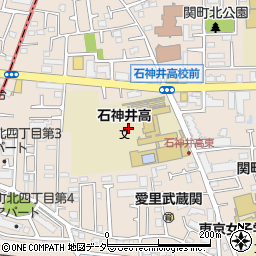 東京都練馬区関町北4丁目32周辺の地図