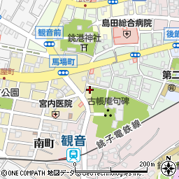 千葉県銚子市馬場町290-1周辺の地図