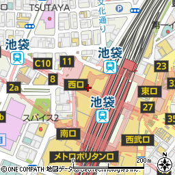 シャネルフレグランス＆ビューティ東武池袋店周辺の地図