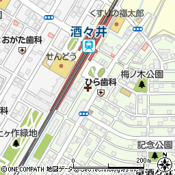 セブンイレブン酒々井駅東口店周辺の地図