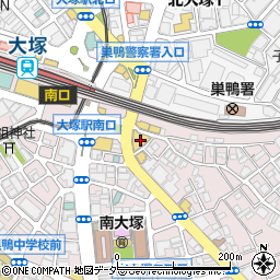 東京都豊島区南大塚1丁目52周辺の地図