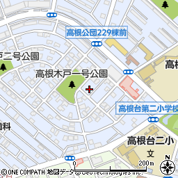 千葉県船橋市高根台4丁目26-5周辺の地図