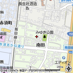 長野県駒ヶ根市南田6-22周辺の地図