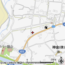 山梨県甲州市塩山下小田原231周辺の地図