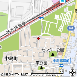 東京都小平市中島町15-18周辺の地図