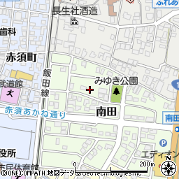 長野県駒ヶ根市南田6周辺の地図
