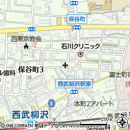 東京都西東京市保谷町3丁目5-14周辺の地図