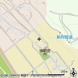 山梨県韮崎市下祖母石2412周辺の地図