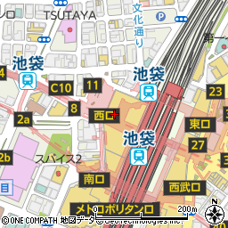 みずほ銀行東武池袋駅 ＡＴＭ周辺の地図