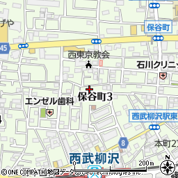東京都西東京市保谷町3丁目14-31周辺の地図
