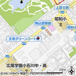 文京グリーンコート カフェテリア周辺の地図