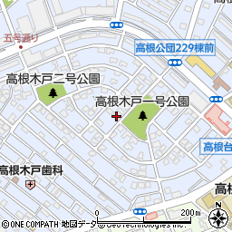 千葉県船橋市高根台4丁目15-4周辺の地図