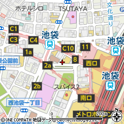 洋麺屋五右衛門 池袋西口店周辺の地図