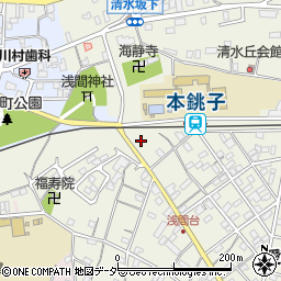 千葉県銚子市愛宕町2995周辺の地図