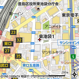 東京美容医療クリニック周辺の地図