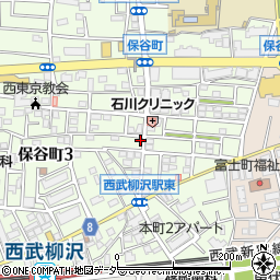 東京都西東京市保谷町3丁目5-9周辺の地図