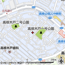 千葉県船橋市高根台4丁目15周辺の地図