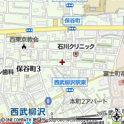 東京都西東京市保谷町3丁目5-6周辺の地図
