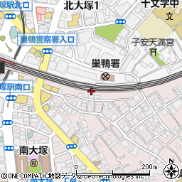 東京都豊島区南大塚1丁目60周辺の地図