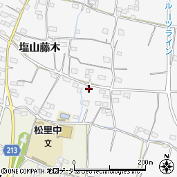 山梨県甲州市塩山藤木2049周辺の地図