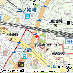 三菱ＵＦＪ銀行三ノ輪 ＡＴＭ周辺の地図