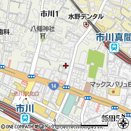 ベストリフォーム　市川店周辺の地図