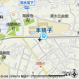 千葉県銚子市愛宕町2938-3周辺の地図
