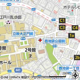 やきとん だいだら 池袋西口店周辺の地図