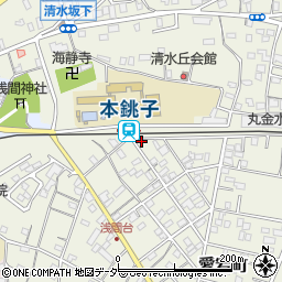 千葉県銚子市愛宕町2943-1周辺の地図